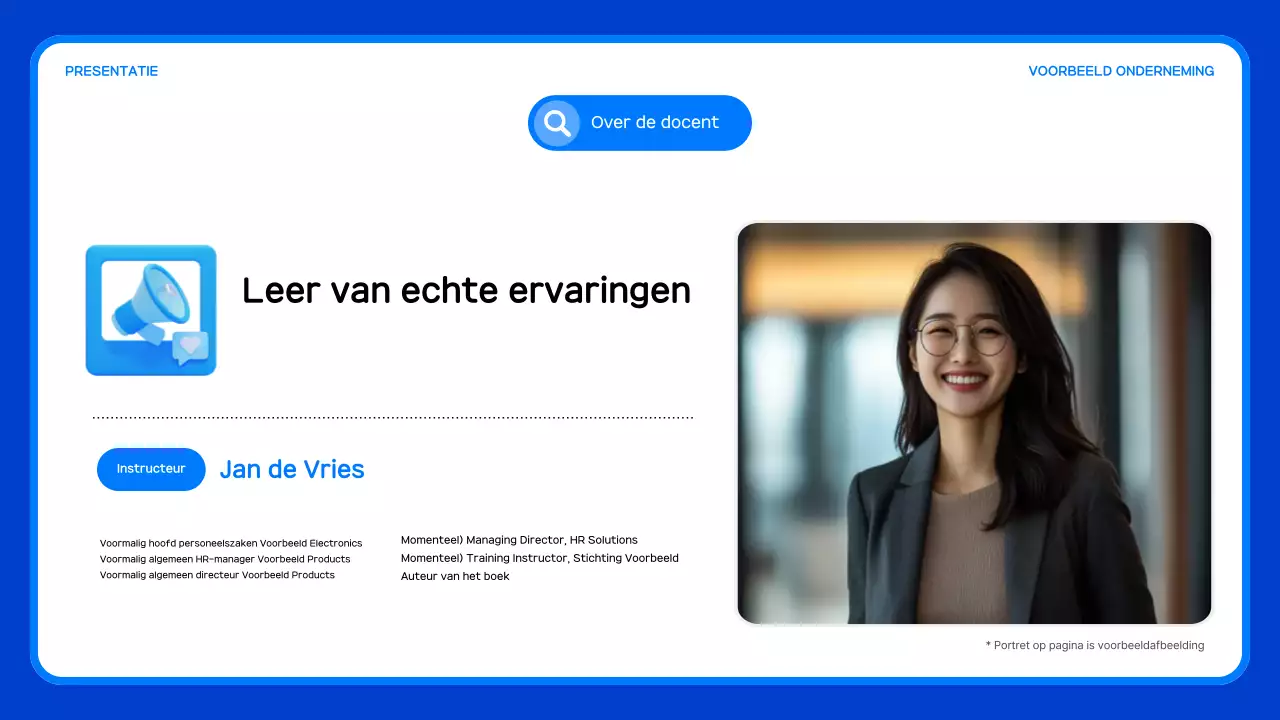 Een gids voor eenvoudige interne seminars in blauw