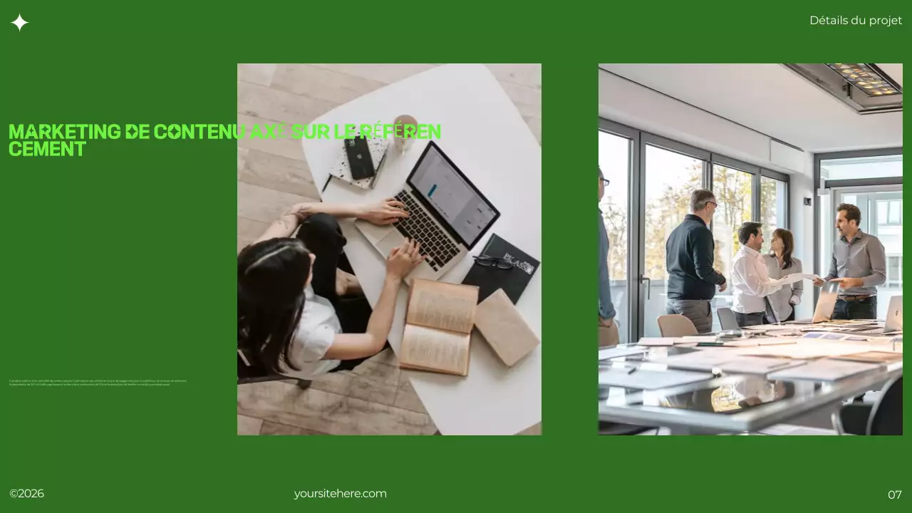 portefeuille vert moderne brutaliste document