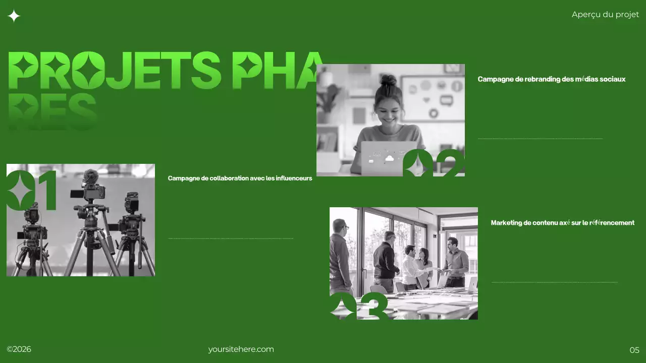 portefeuille vert moderne brutaliste document