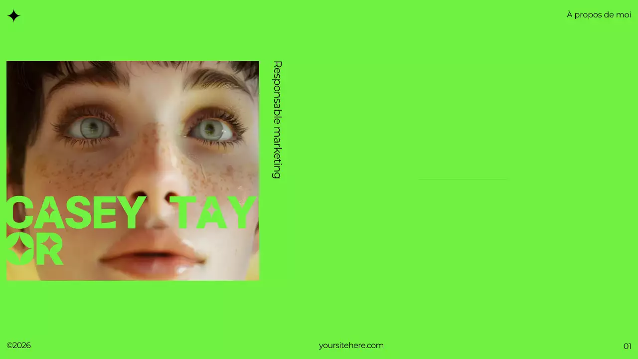 portefeuille vert moderne brutaliste document