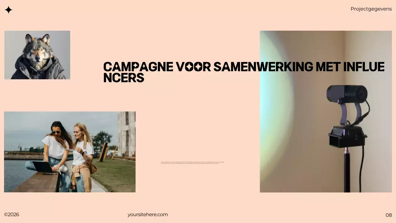 groen modern brutalistisch portfolio document