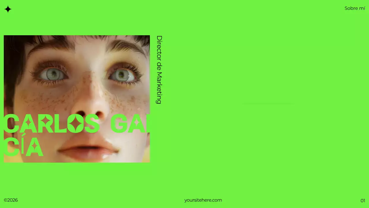 cartera verde moderno brutalista documento