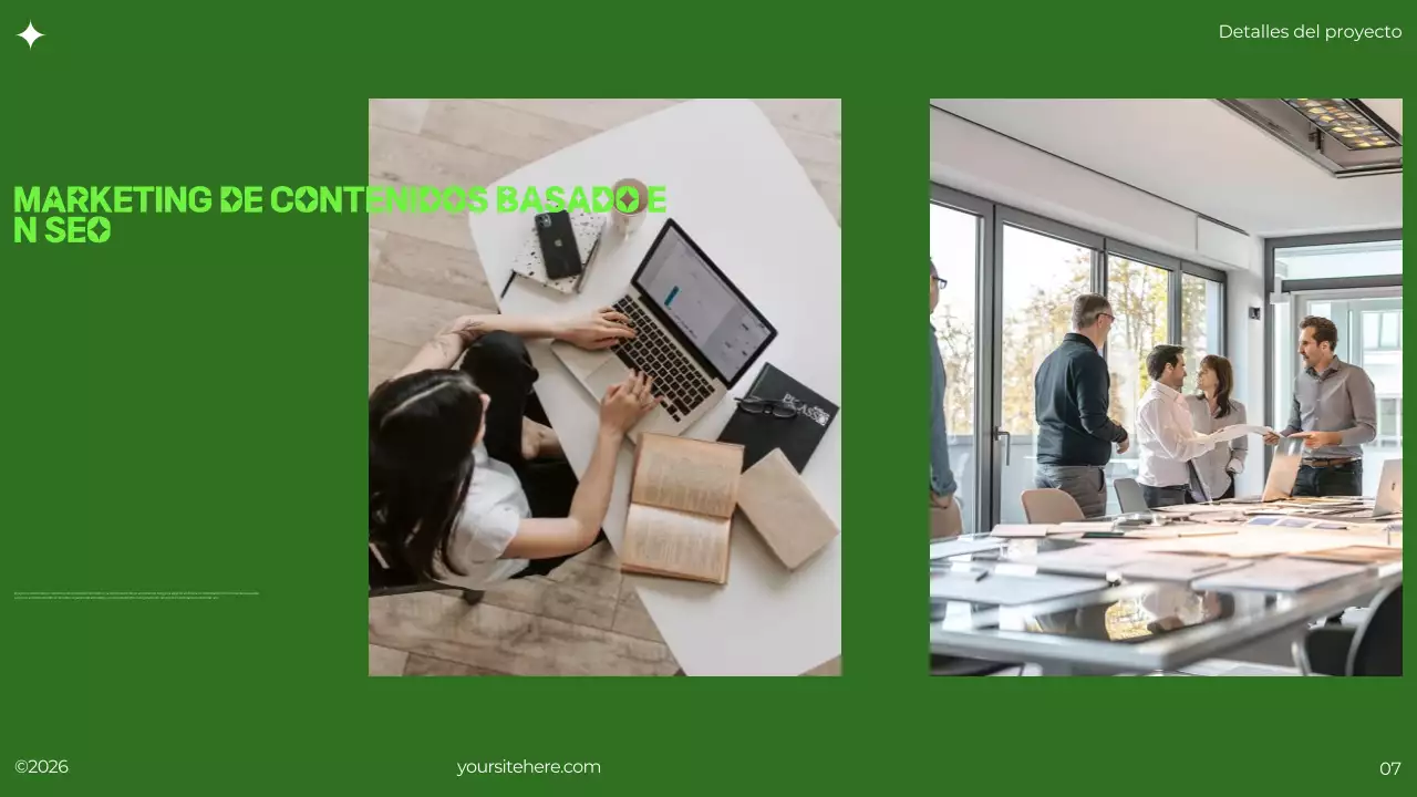 cartera verde moderno brutalista documento