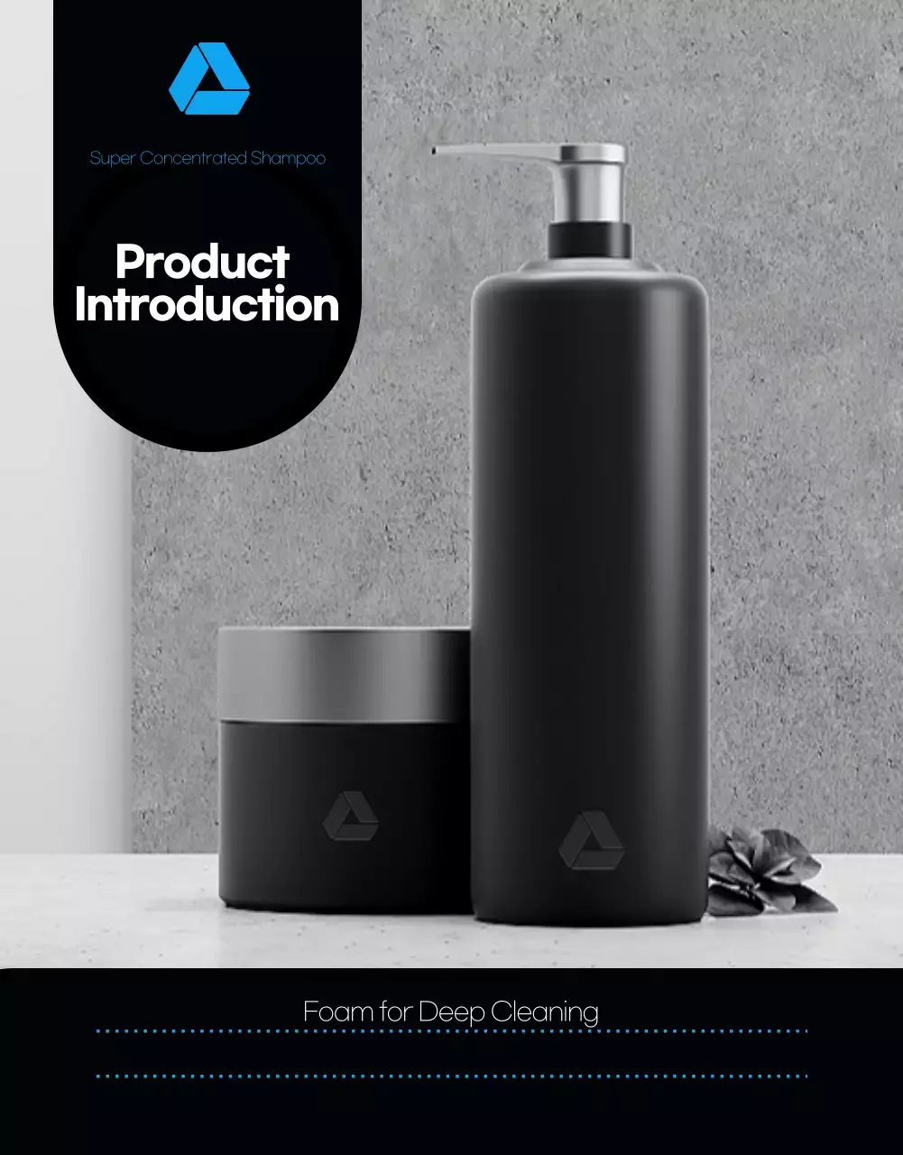 Iklan cuci mobil modern berwarna hitam