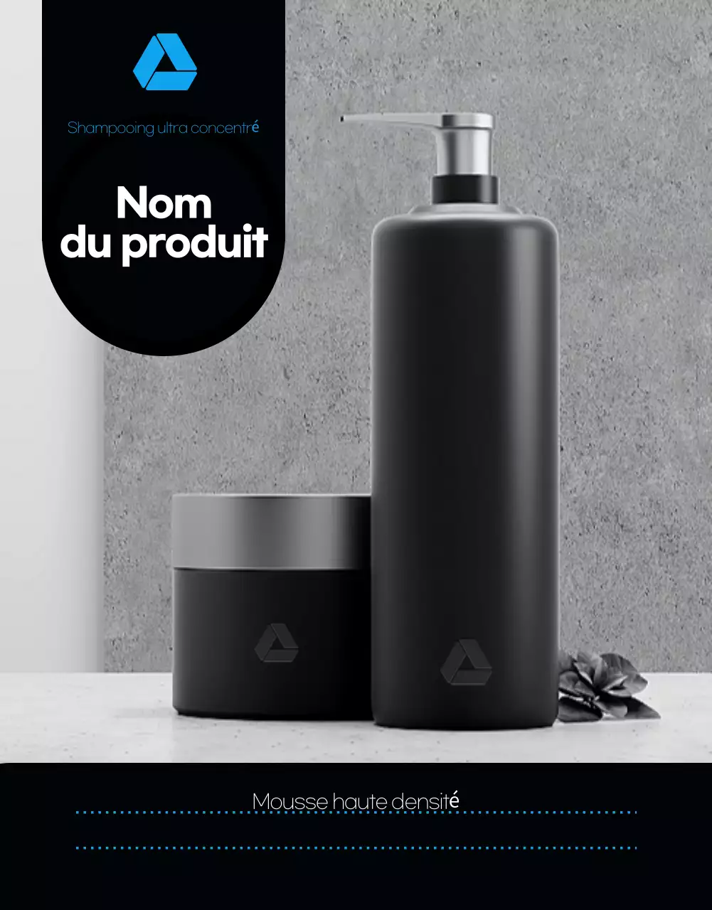 Publicité pour une station de lavage moderne noire