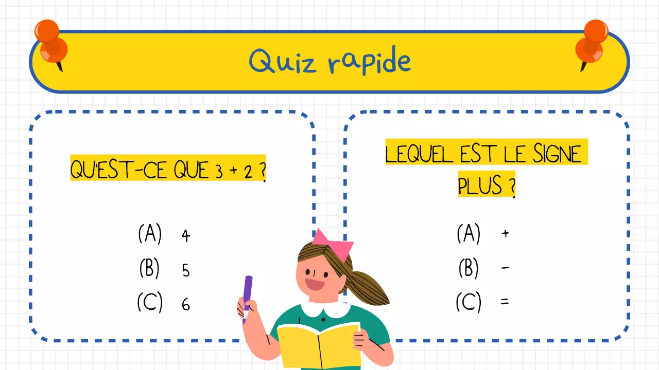 Addition de base pour les mathématiques à l'école primaire