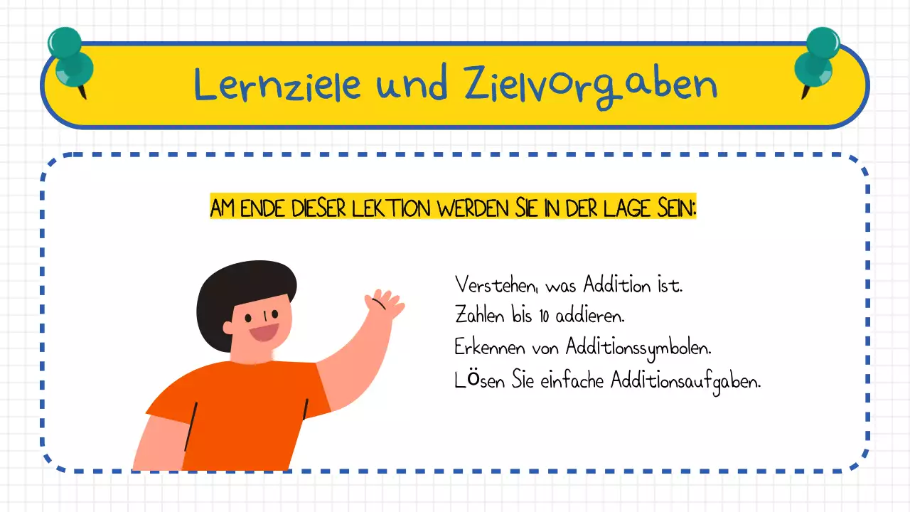 Grundlegende Addition für Mathematik in der Grundschule