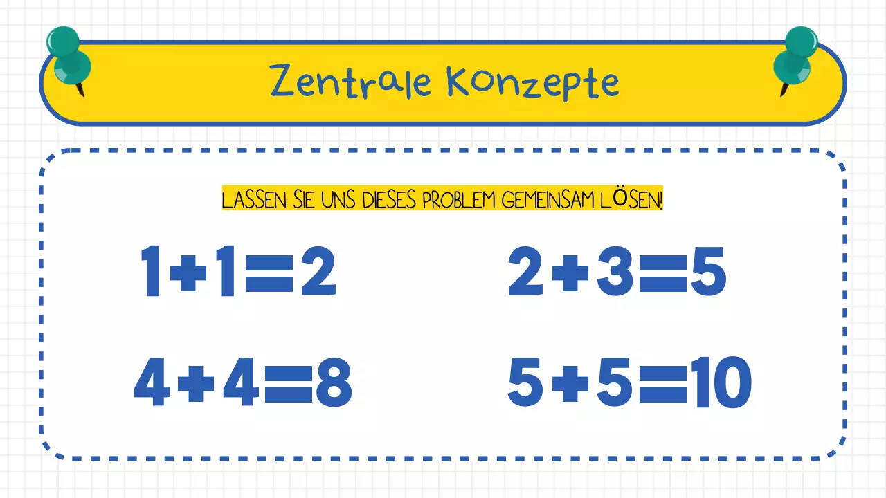 Grundlegende Addition für Mathematik in der Grundschule
