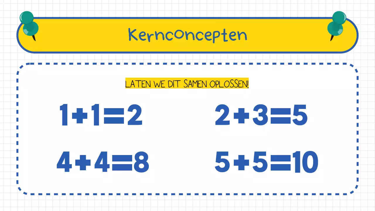 Elementair optellen voor wiskunde basisschool