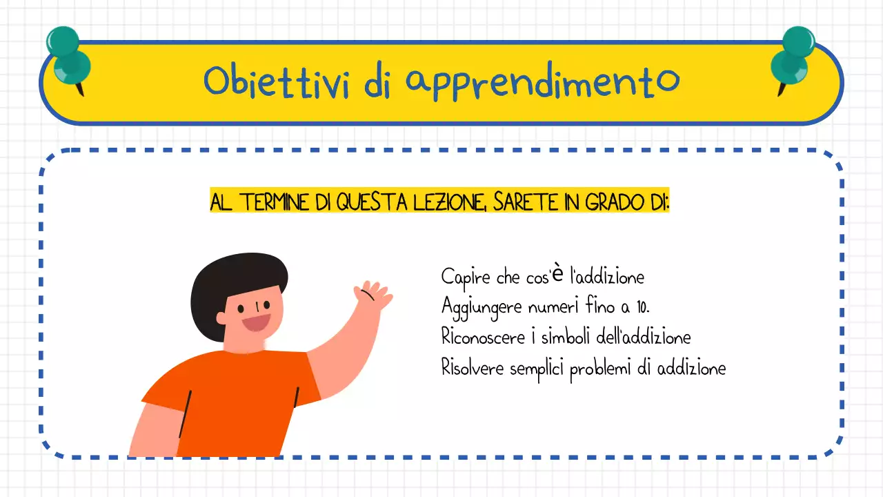 Addizione di base per la scuola elementare di matematica