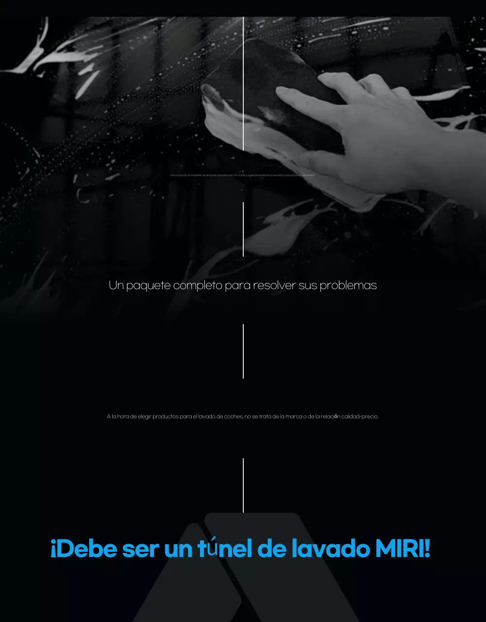 Anuncio negro de lavado de coches moderno