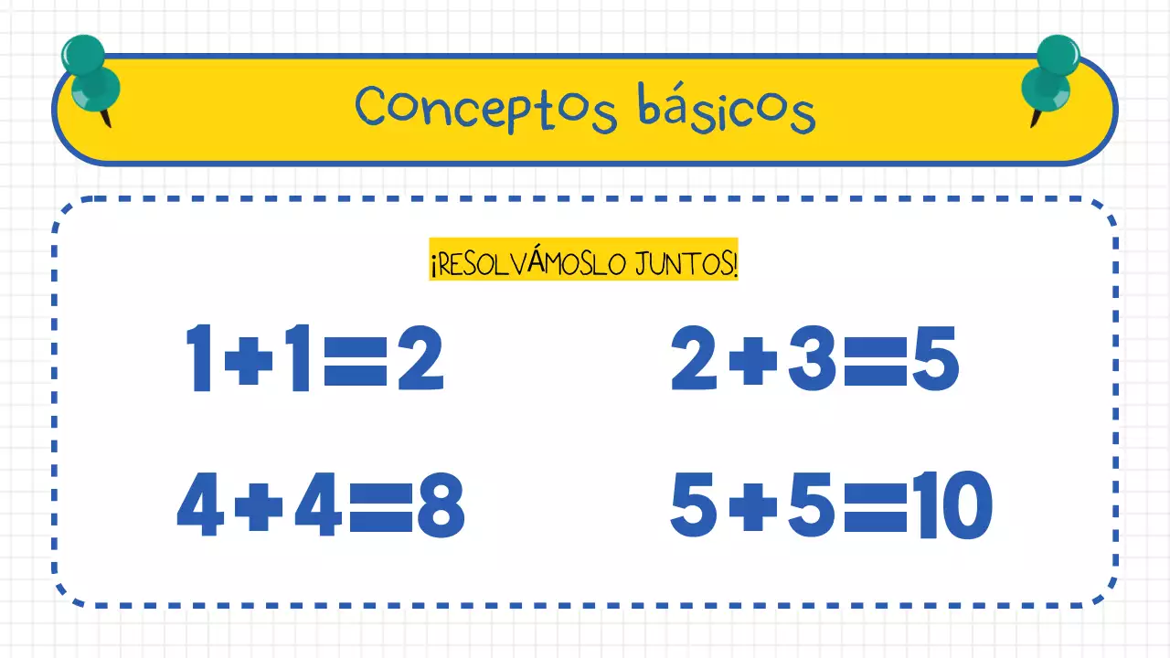 Suma Básica para Matemáticas Escuela Primaria