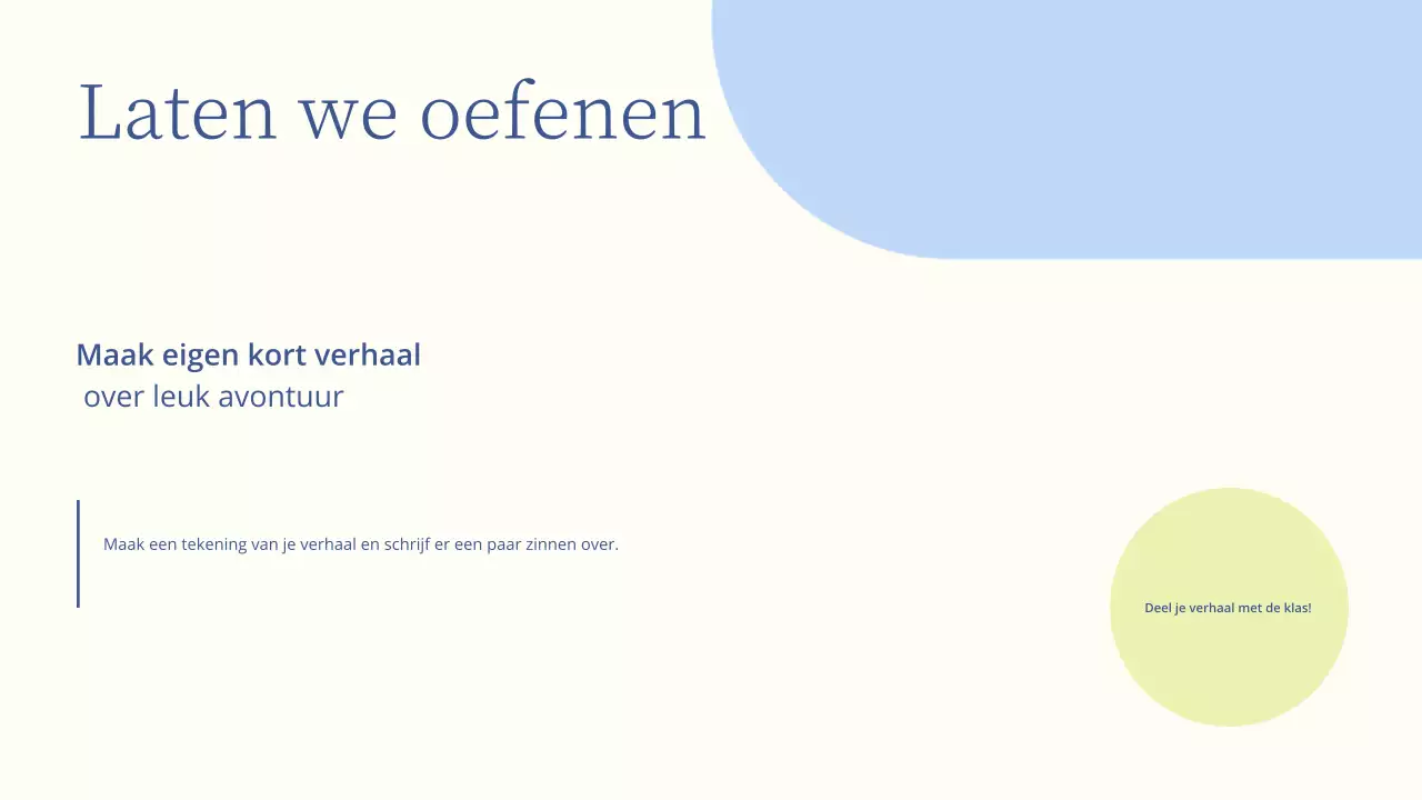 Minimale literatuurles presentatie