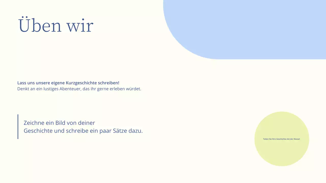 Minimale Präsentation im Literaturunterricht