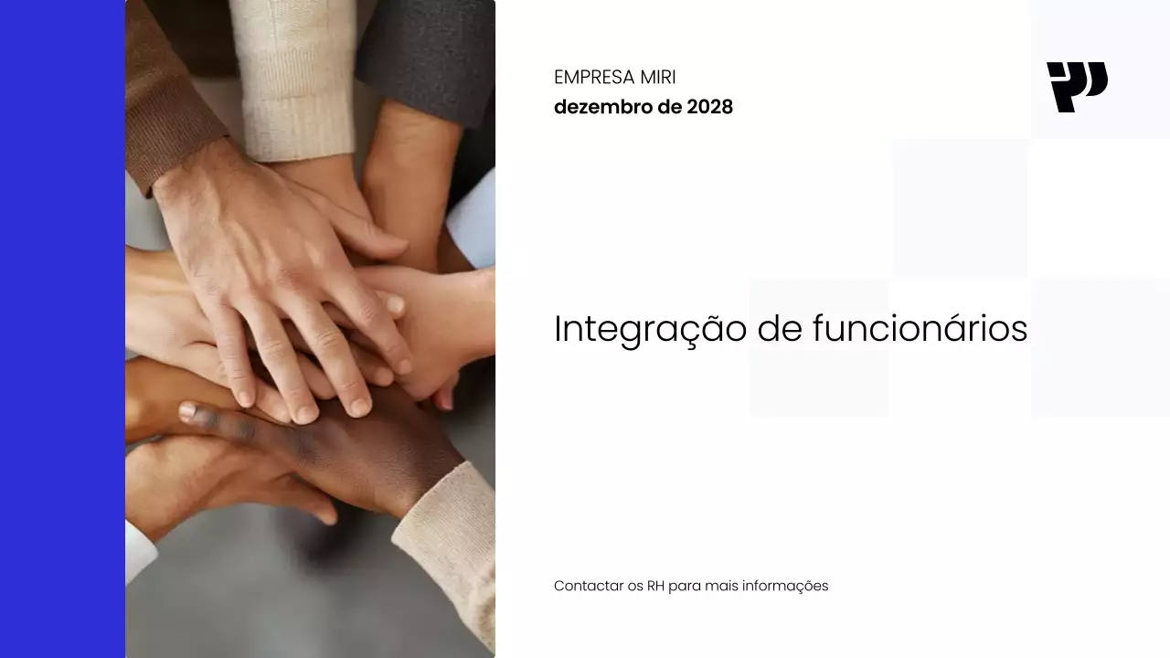 Integração de funcionários de empresas de negócios mínimos