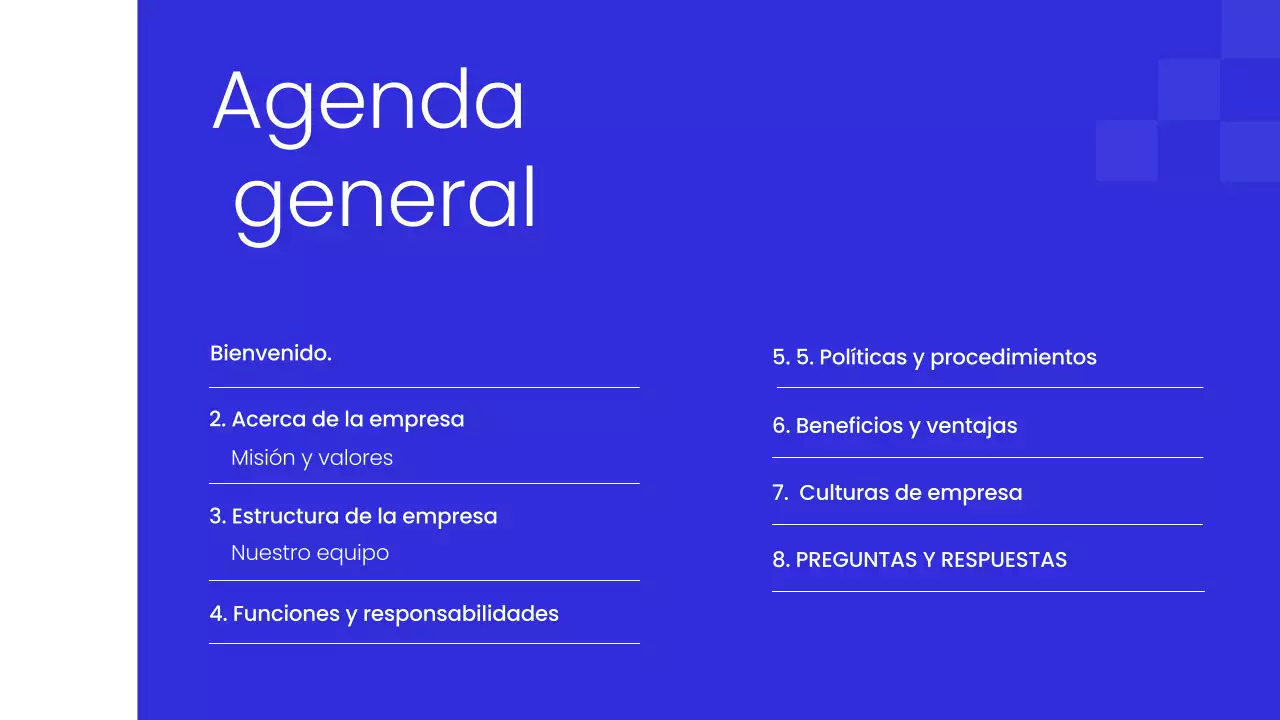 Minimal Business Incorporación de empleados a la empresa