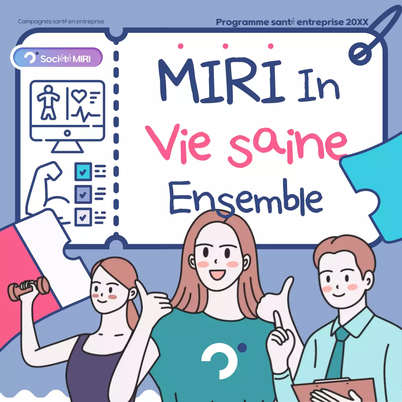 Promouvoir la campagne Blue Neat Health