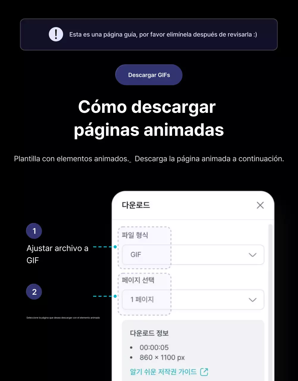 Una colección de promociones de eventos resaltadas en negro y azul marino