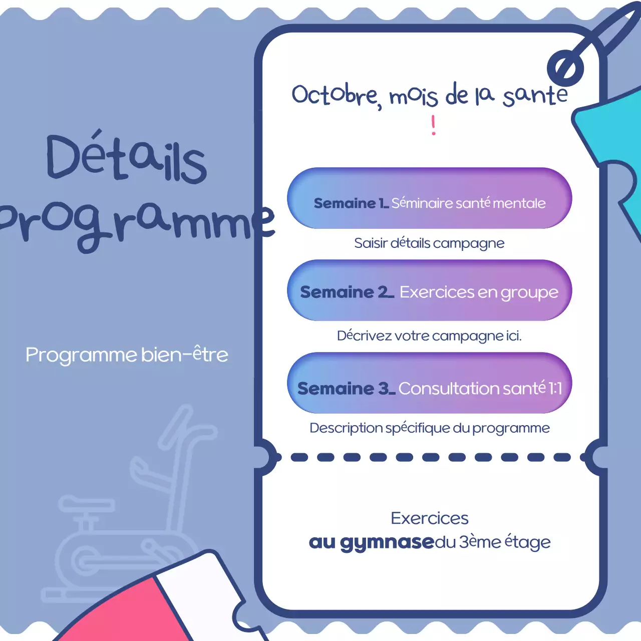 Promouvoir la campagne Blue Neat Health