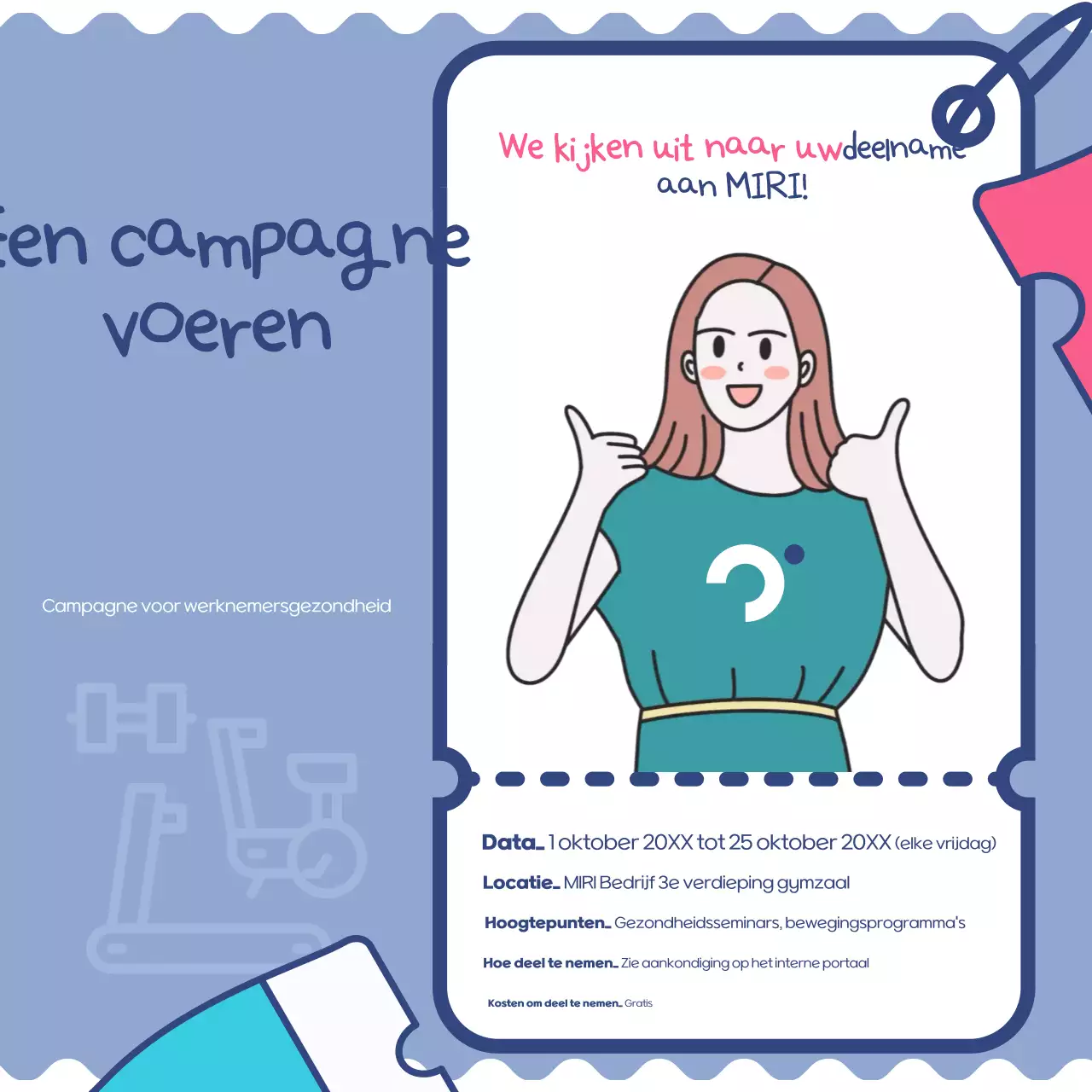 De Blue Neat-gezondheidscampagne promoten