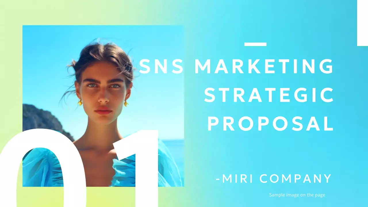 Light blue modern marketing proposal