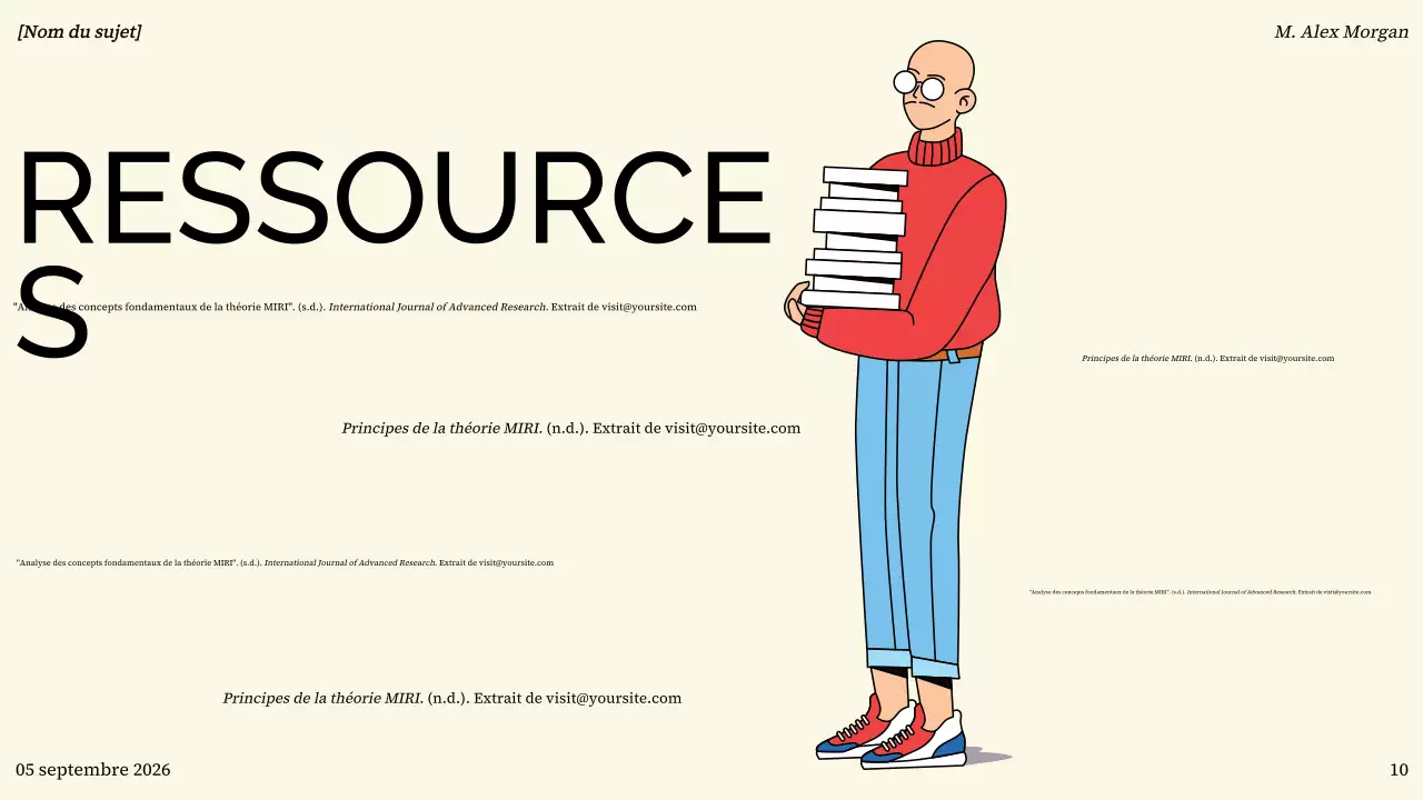 présentation moderne et colorée de l'aperçu d'un projet