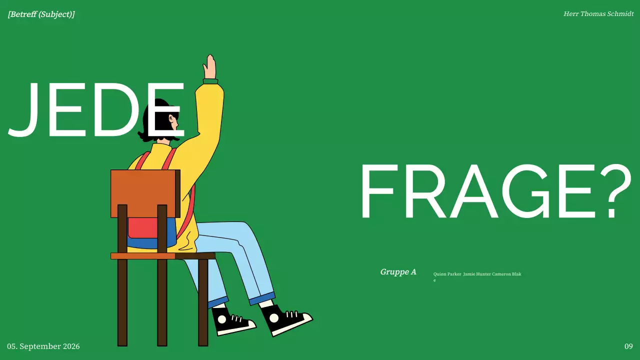 farbenfrohe moderne Projektübersichtsdarstellung