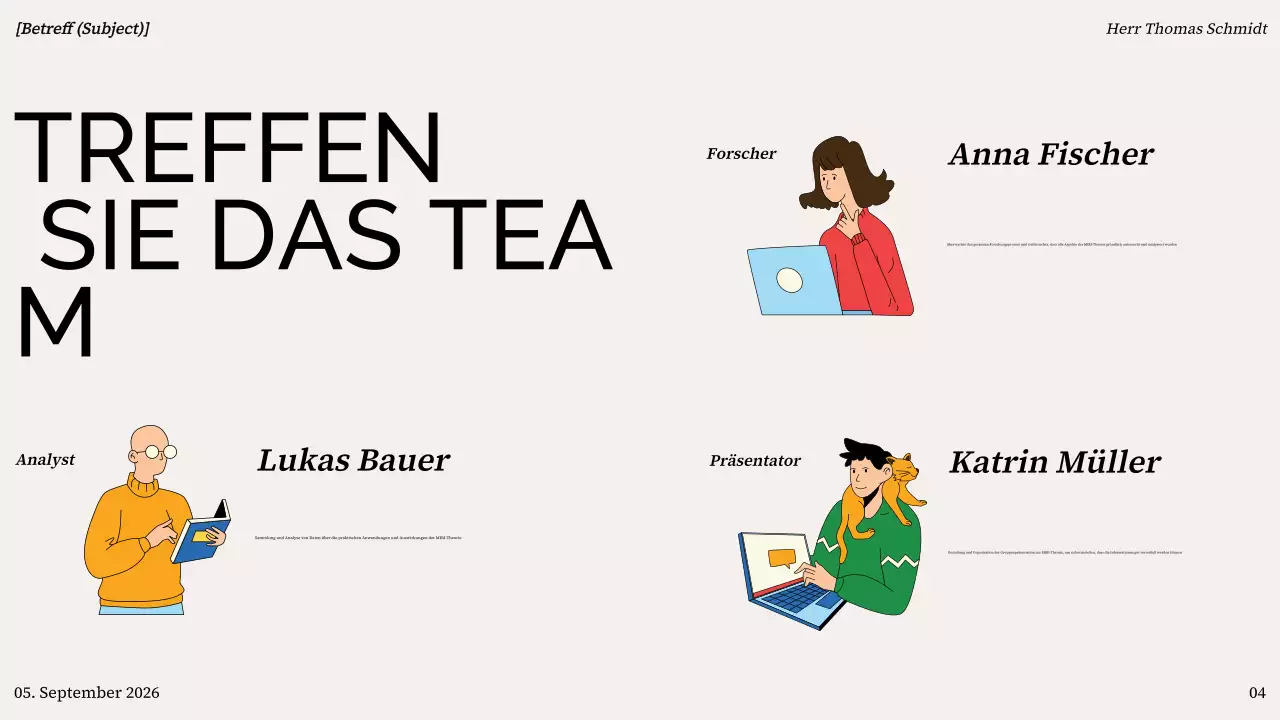 farbenfrohe moderne Projektübersichtsdarstellung