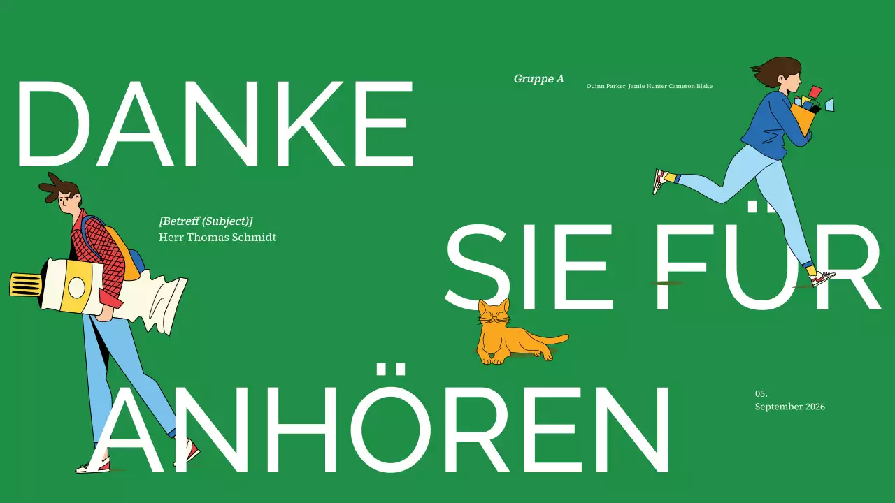 farbenfrohe moderne Projektübersichtsdarstellung