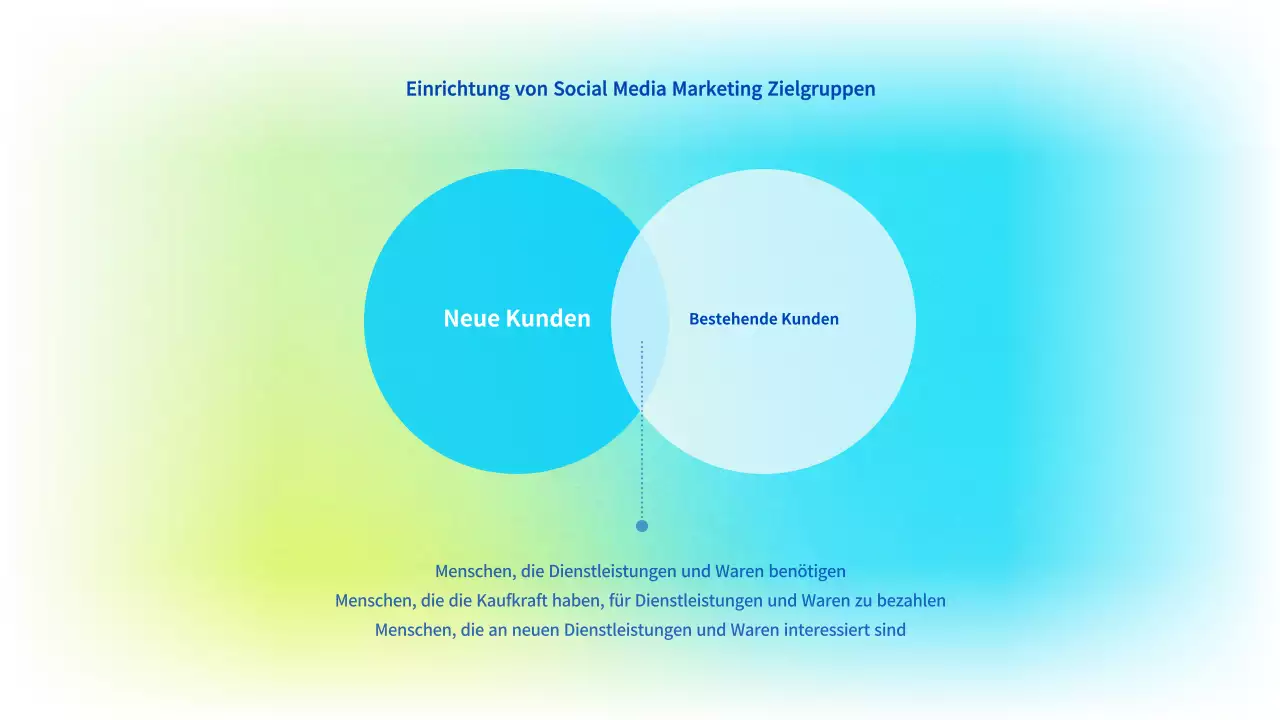 Hellblauer moderner Marketingvorschlag