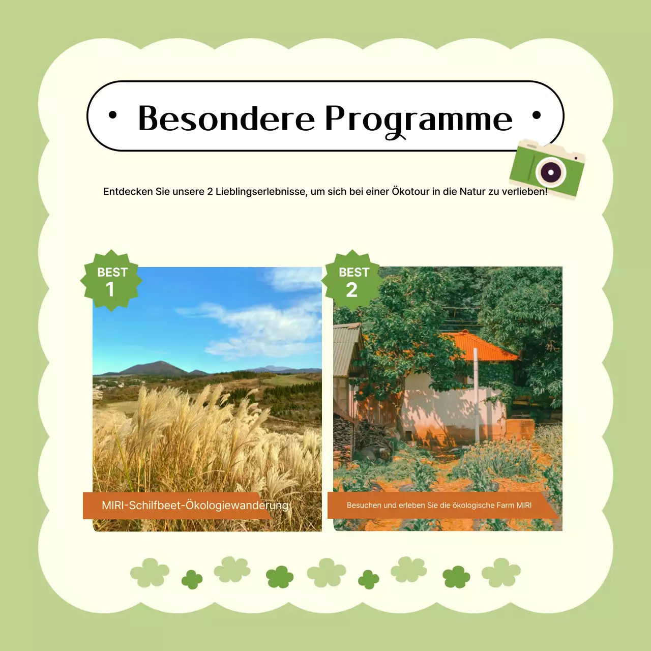 Förderung der malerischen Öko-Touren von Yandu