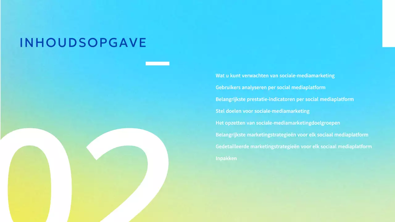 Lichtblauw modern marketingvoorstel