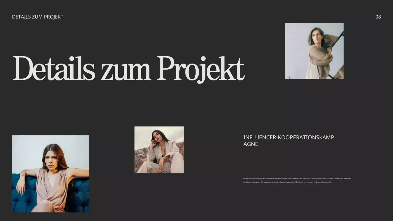 Beige Schwarz Minimalistische Kreative Portfolio Präsentation