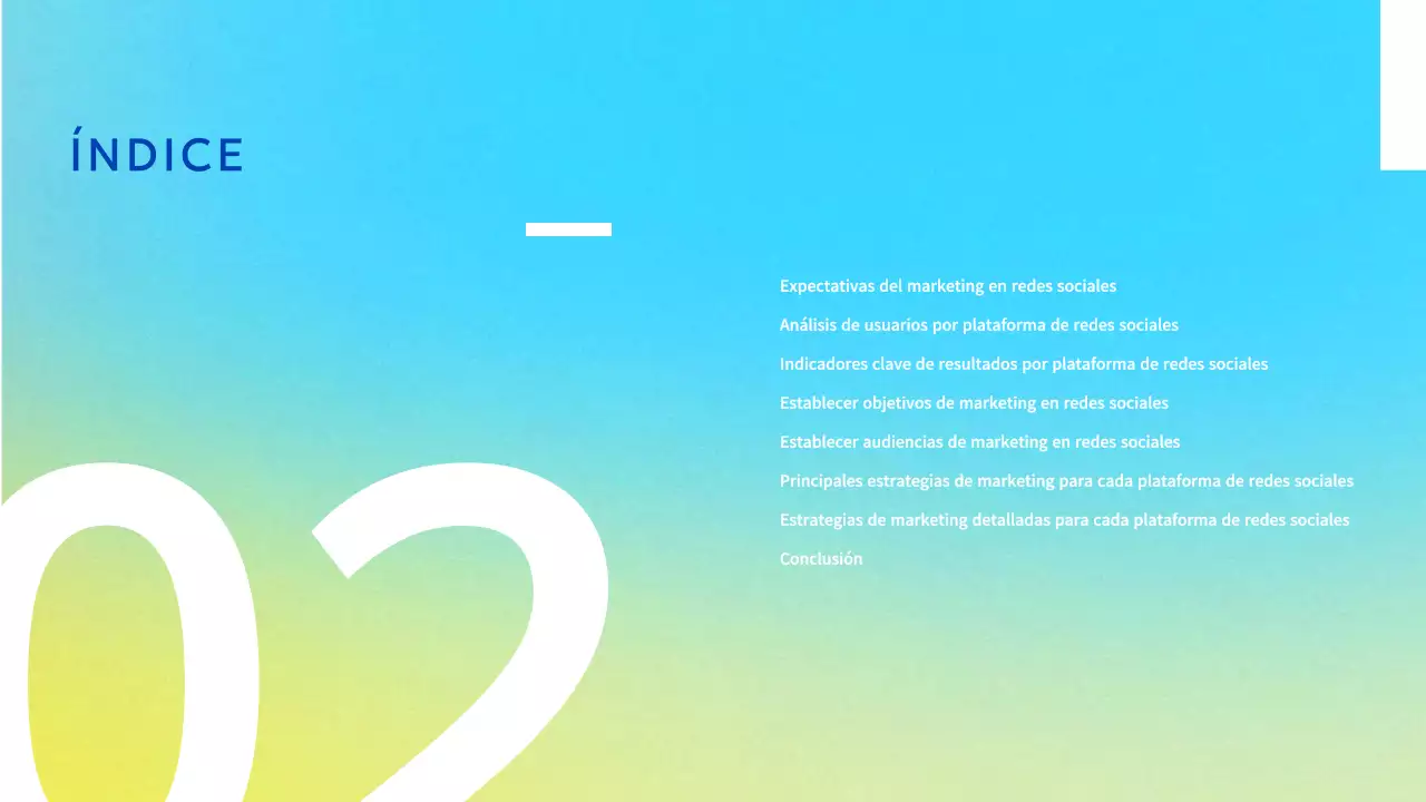 Propuesta de marketing moderna en azul claro