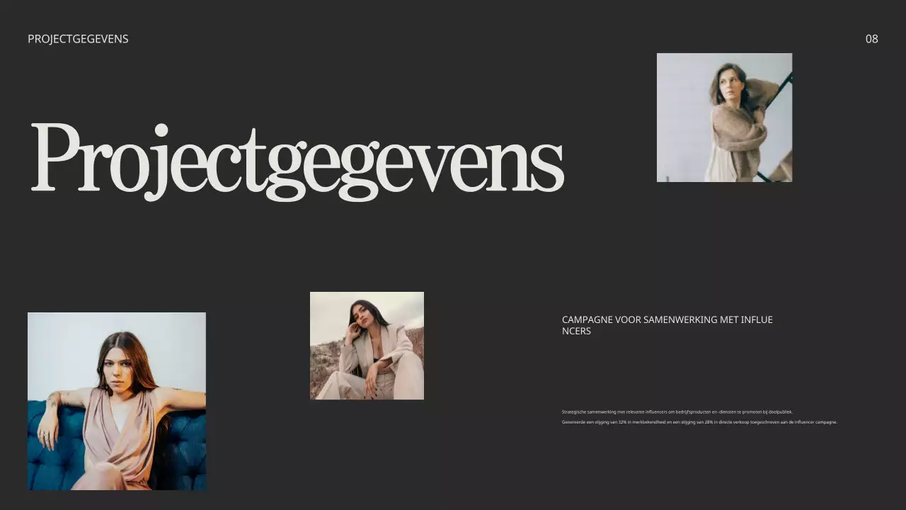 Beige Zwart Minimalistisch Creatief Portfolio Presentatie