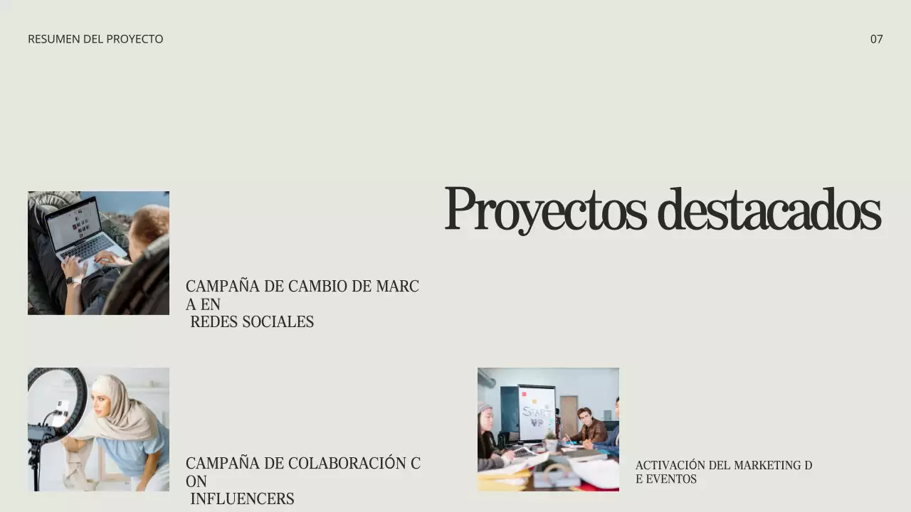 Beige Negro Minimalista Cartera Creativa Presentación