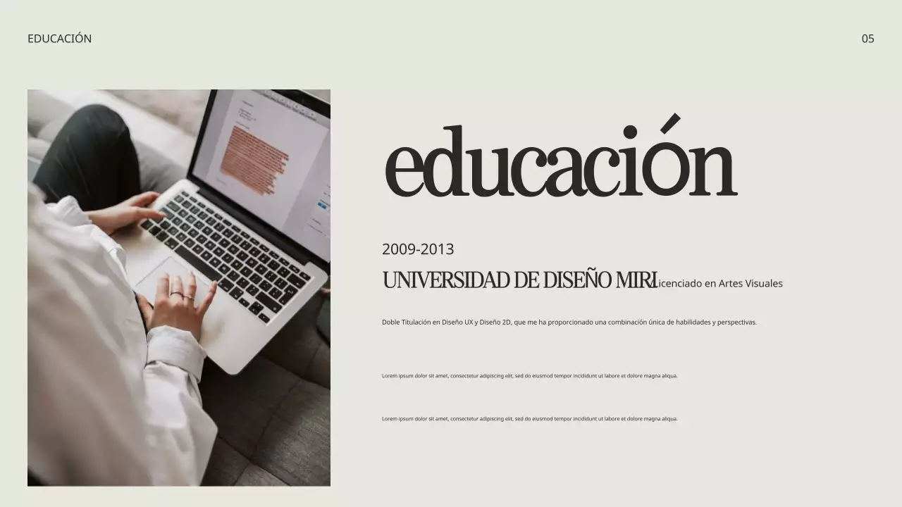 Beige Negro Minimalista Cartera Creativa Presentación