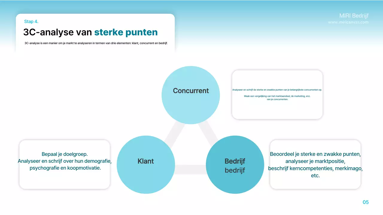 Lichtblauw modern planningsvoorschrift
