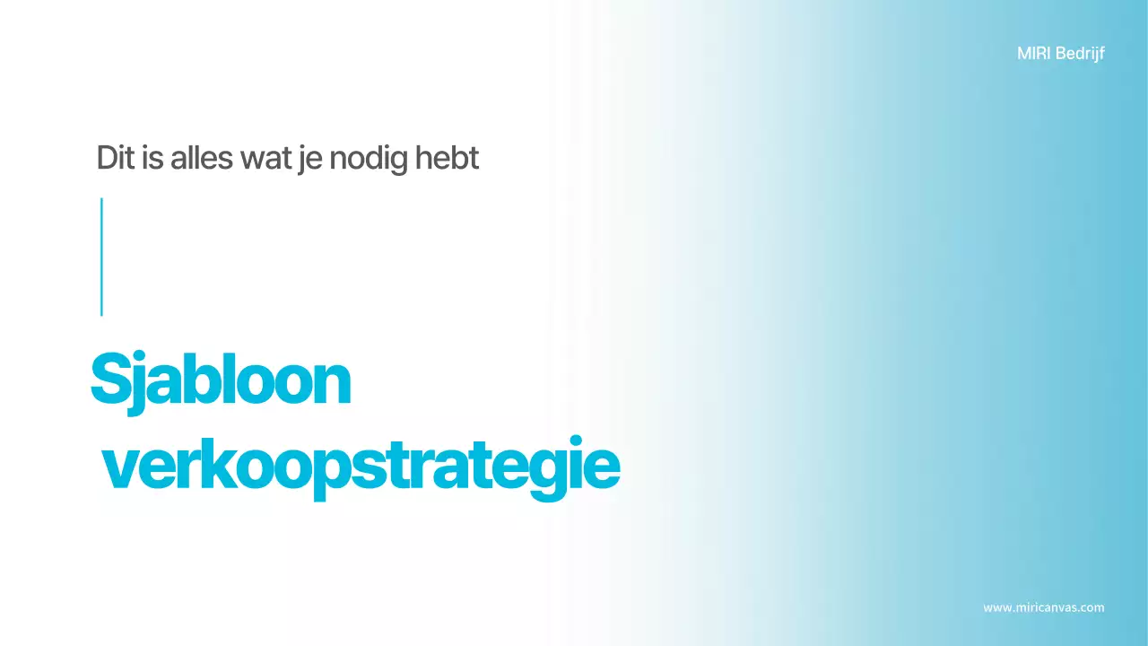 Lichtblauw modern planningsvoorschrift