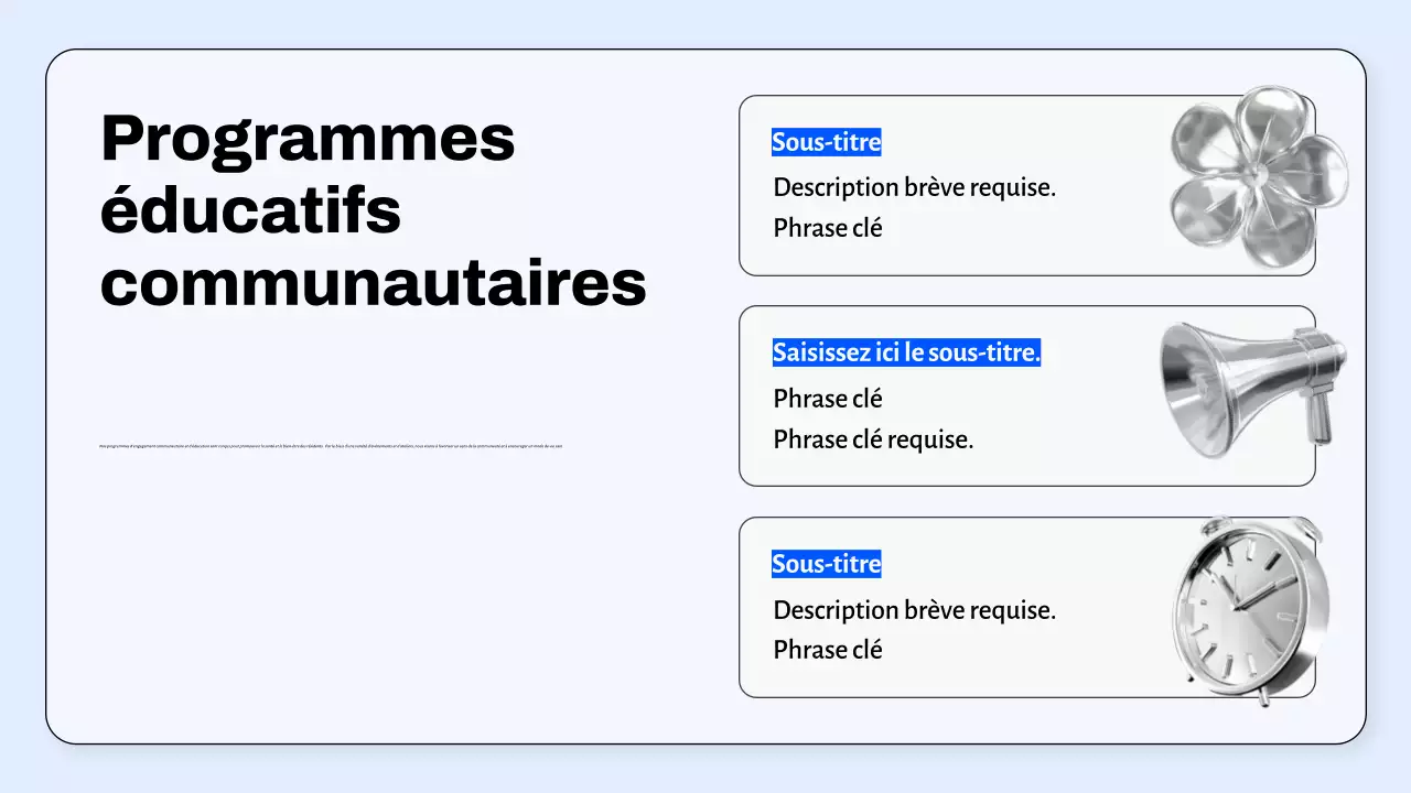 Lignes directrices du programme bleu d'activité physique minimale
