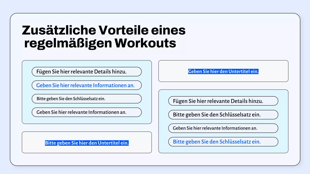 Leitfaden für ein blaues Minimalprogramm für körperliche Aktivität