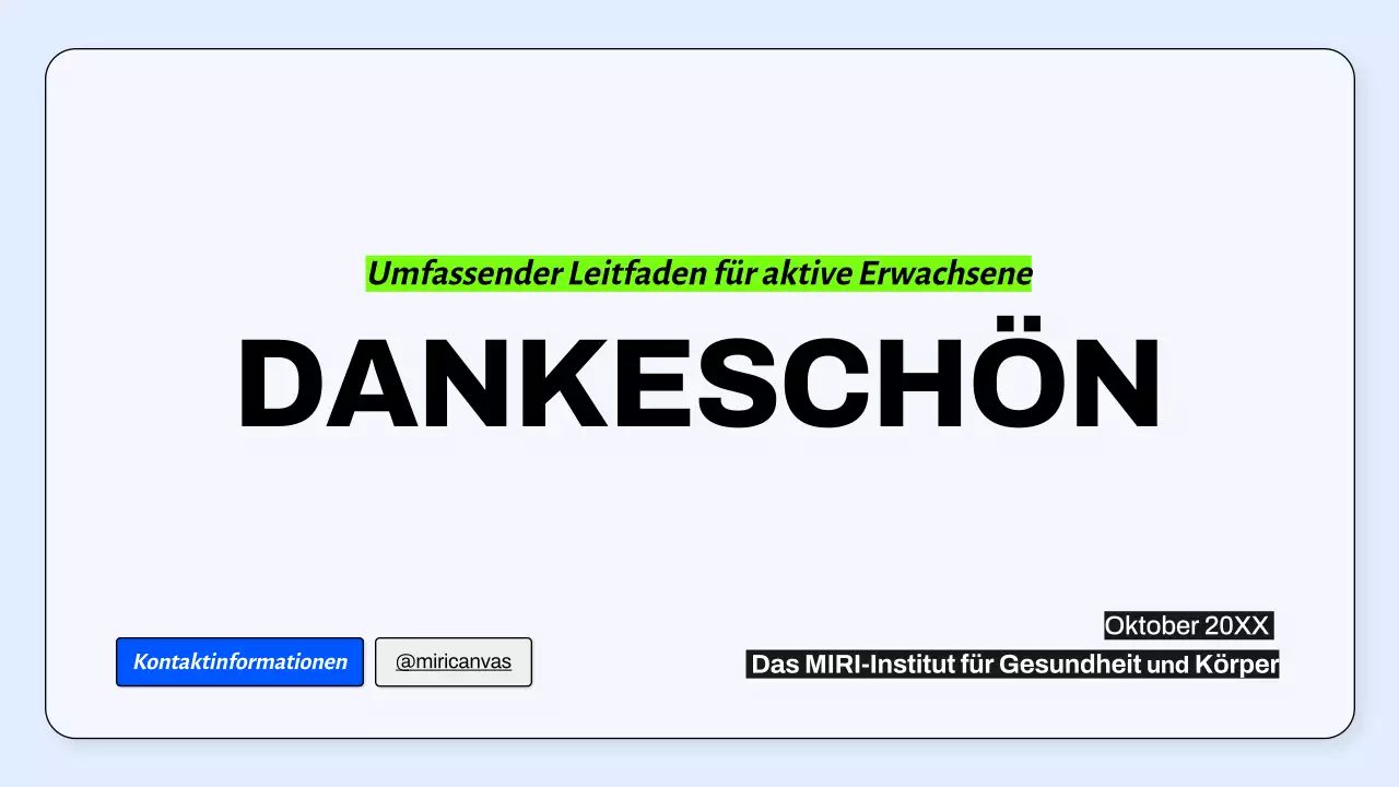 Leitfaden für ein blaues Minimalprogramm für körperliche Aktivität