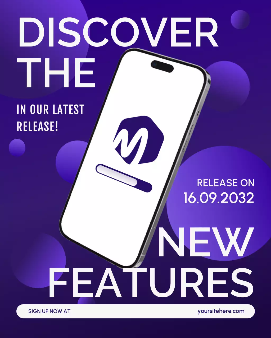 Purple and White Service Updates Announcement Instagram Post