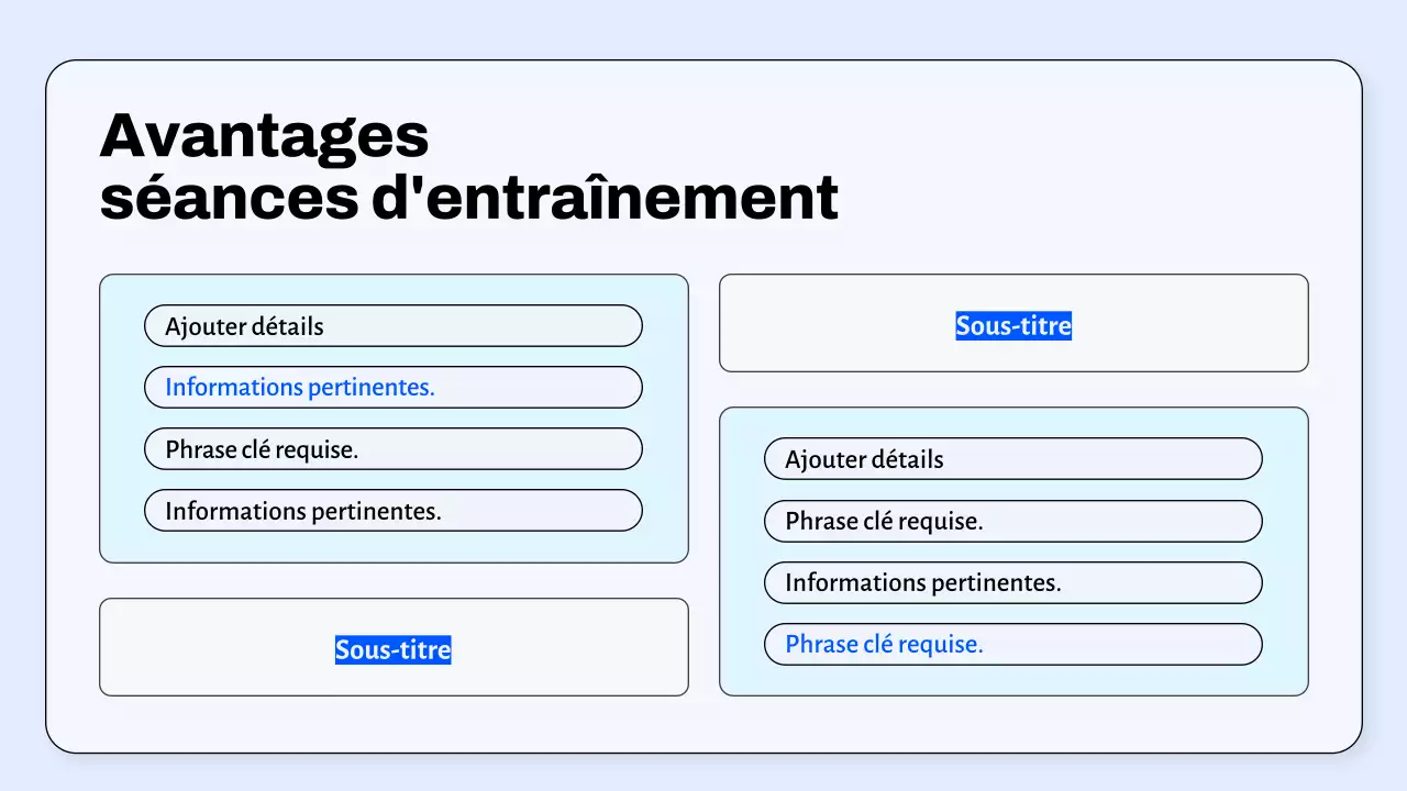Lignes directrices du programme bleu d'activité physique minimale
