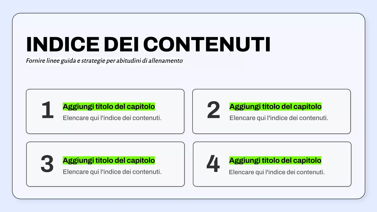 Linea guida per il programma di attività fisica minima blu