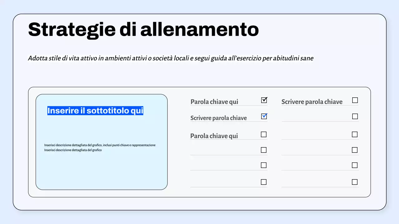 Linea guida per il programma di attività fisica minima blu