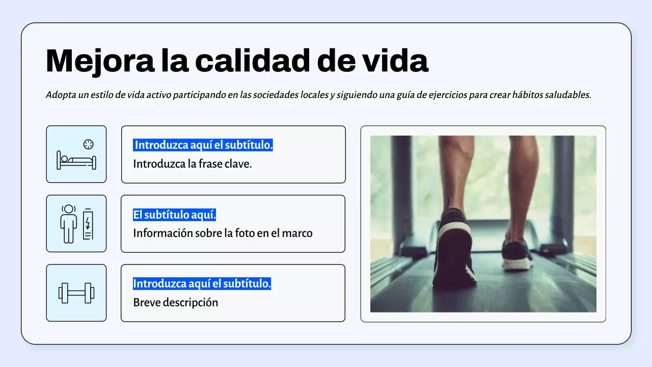 Directriz del programa azul de actividad física mínima