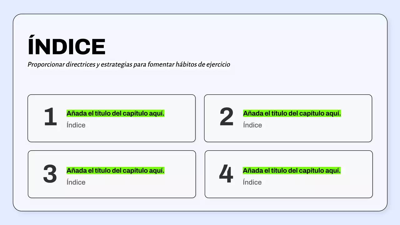 Directriz del programa azul de actividad física mínima