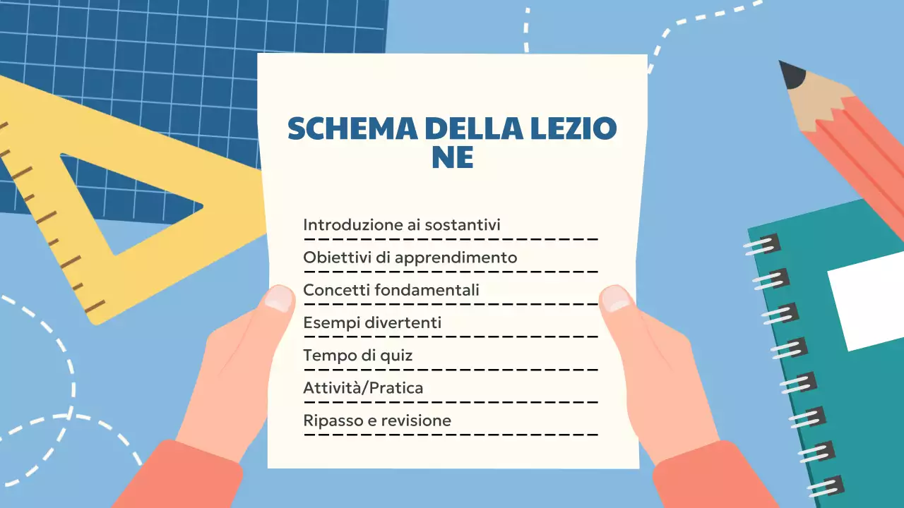 guida educativa blu semplice