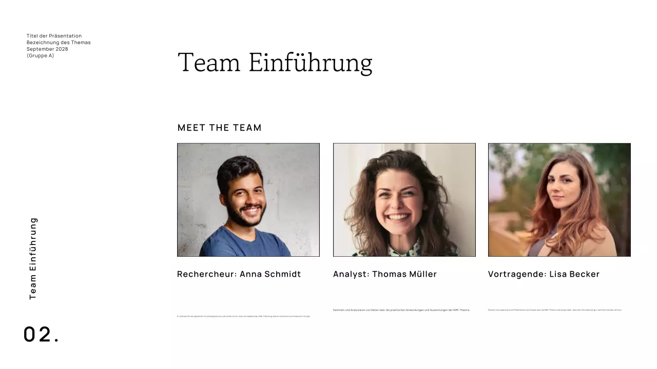 TRENDY MINIMAL SAUBER EINFACH ÄSTHETISCH WISSENSCHAFT GRUPPE PROYECT